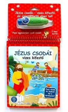 Jézus Csodái - Vizes Kifestő (+ Vízzel Tölthető Toll)