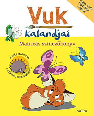 Vuk Kalandjai - Matricás Színezőkönyv (Sárga)