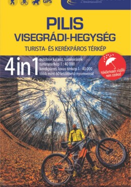 Pilis, Visegrádi-Hegység Turista- És Kerékpáros Térkép 4In1