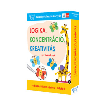 Logika, Koncentráció, Kreativitás 5-7 Éveseknek (Készségfejlesztő Kártyák)