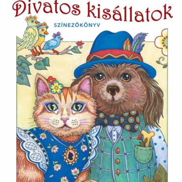 Divatos Kisállatok - Színezőkönyv