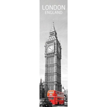 London In Red 3D Könyvjelző 210X55