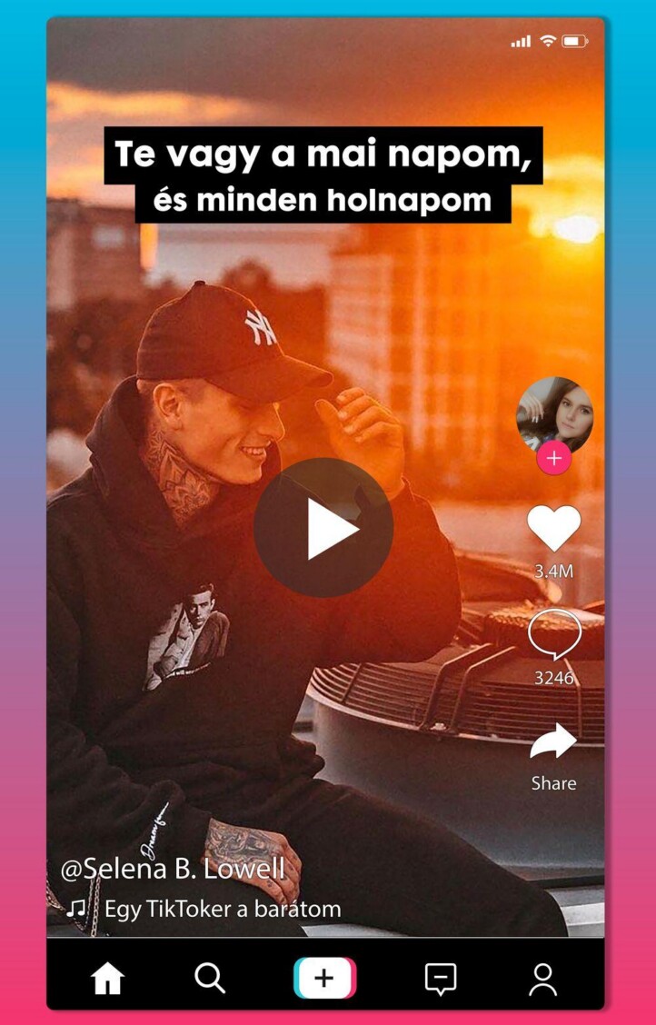 Te Vagy A Mai Napom, És Minden Holnapom