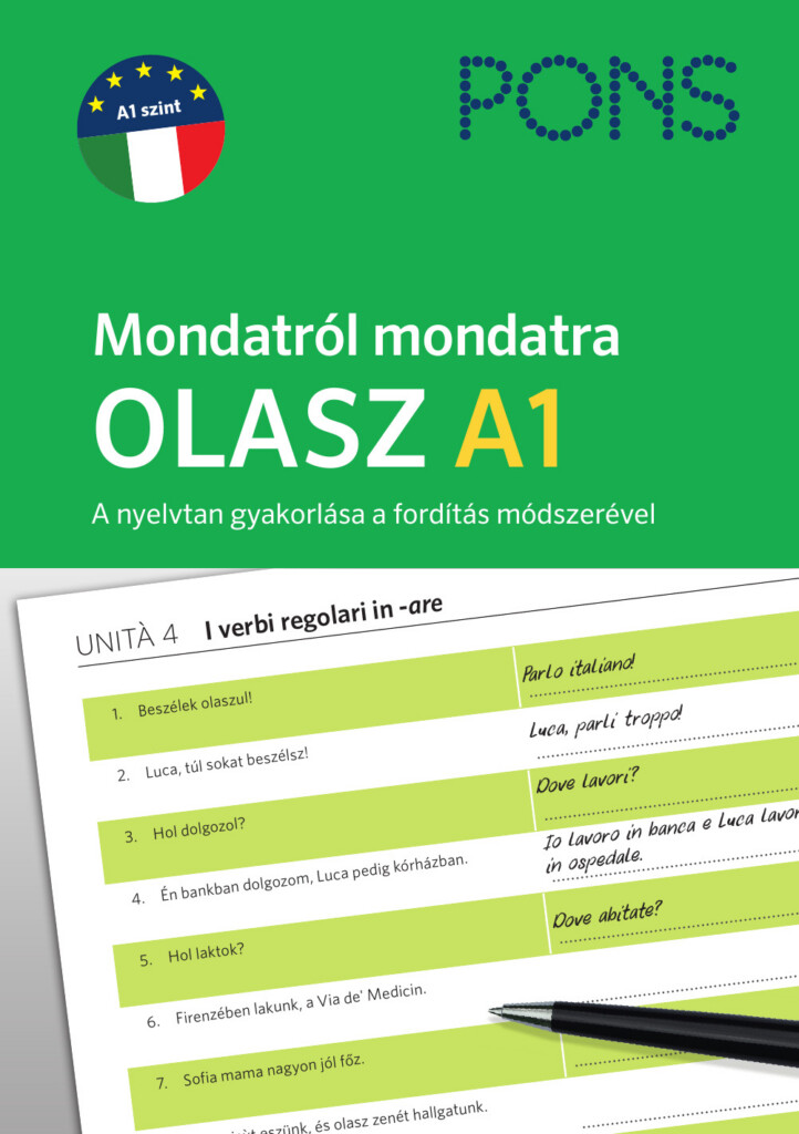 Pons Mondatról Mondatra Olasz A1