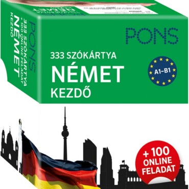 Pons 333 Szókártya Német Kezdő + 100 Online Feladat