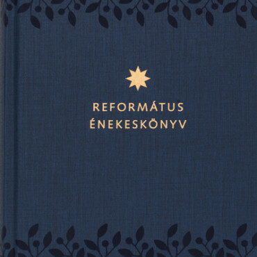 Református Énekeskönyv (Középméret, Sötétkék, Mintás)