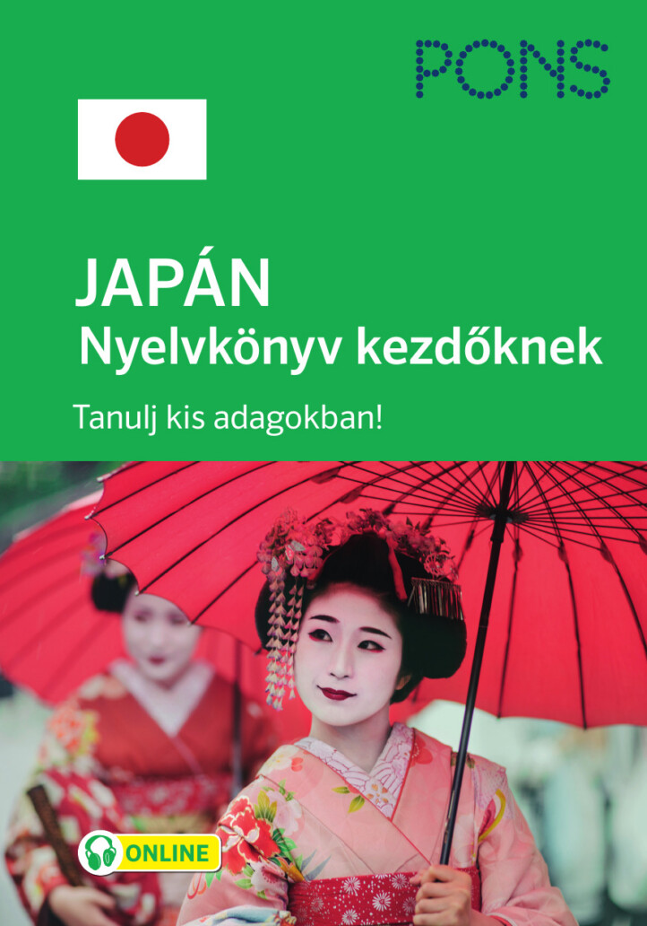 Pons Japán Nyelvkönyv Kezdőknek + Online Letölthető Hanganyag