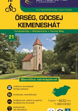 Őrség, Göcsej, Kemeneshát Turistatérkép