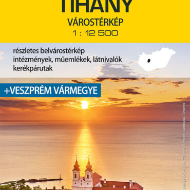 Balatonfüred, Tihany Várostérkép 1:12500