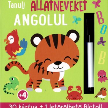 Tanulj Állatneveket Angolul - 30 Kártya+Filctoll
