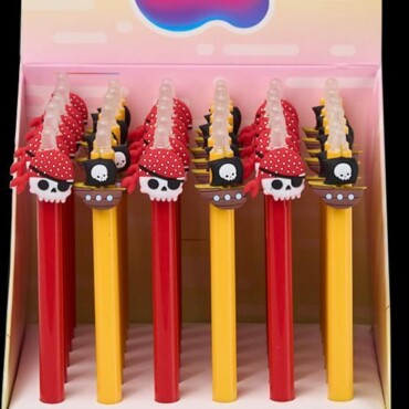 Zselés Toll, Nyomógombos, Radírozható, Kalózok