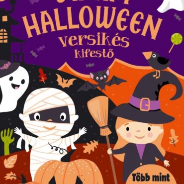 Vidám Halloween - Versikés Kifestő