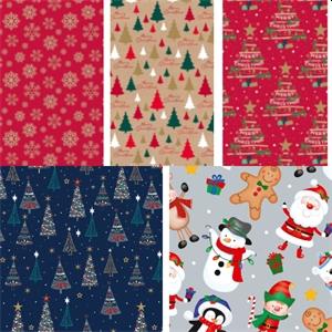 Díszcsomagoló Tekercses Karácsonyi Vegyes Clairefontaine 70X200 Cm