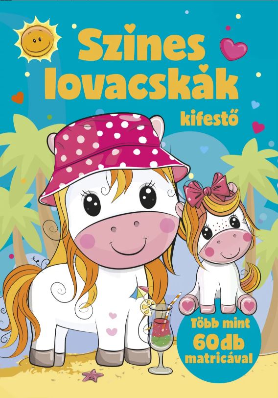 Színes Lovacskák Kifestő