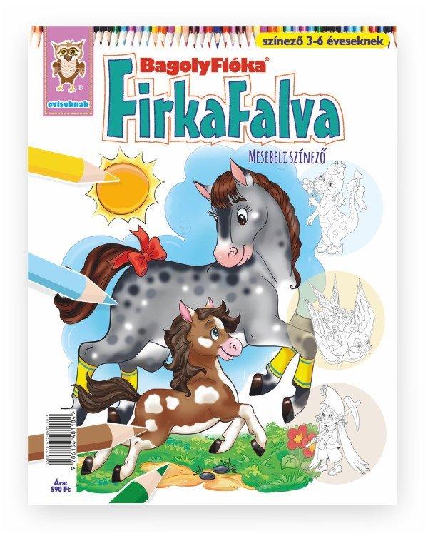 Bagolyfióka - Firkafalva Mesebeli Színező Óvodásoknak