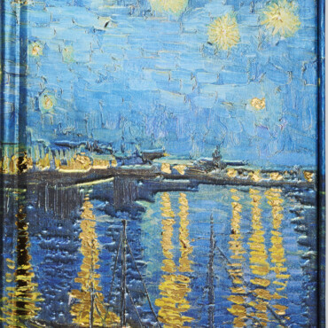 Flame Tree A6 Notesz Van Gogh: Starry Night Over The Rhone