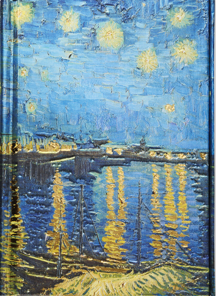 Flame Tree A6 Notesz Van Gogh: Starry Night Over The Rhone