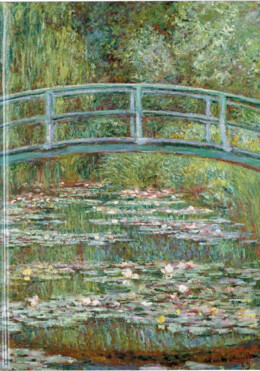 Flame Tree A4 Notesz Monet, Bridge..