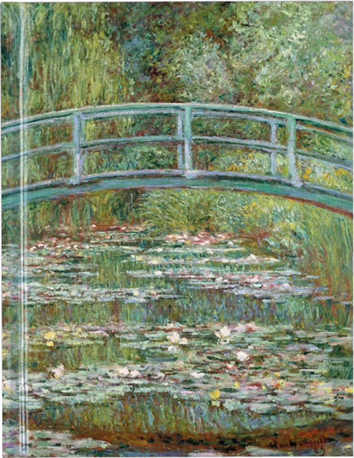 Flame Tree A4 Notesz Monet, Bridge..