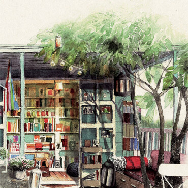 Könyvesbolt Toszkánában