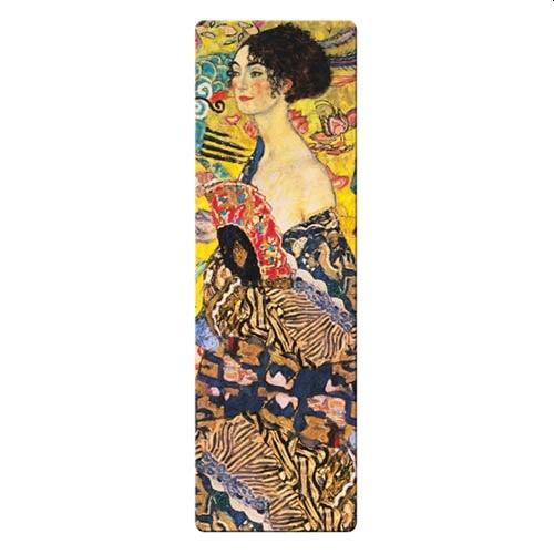 Könyvjelző Fridolin Gustav Klimt ´Hölgy Legyezővel´