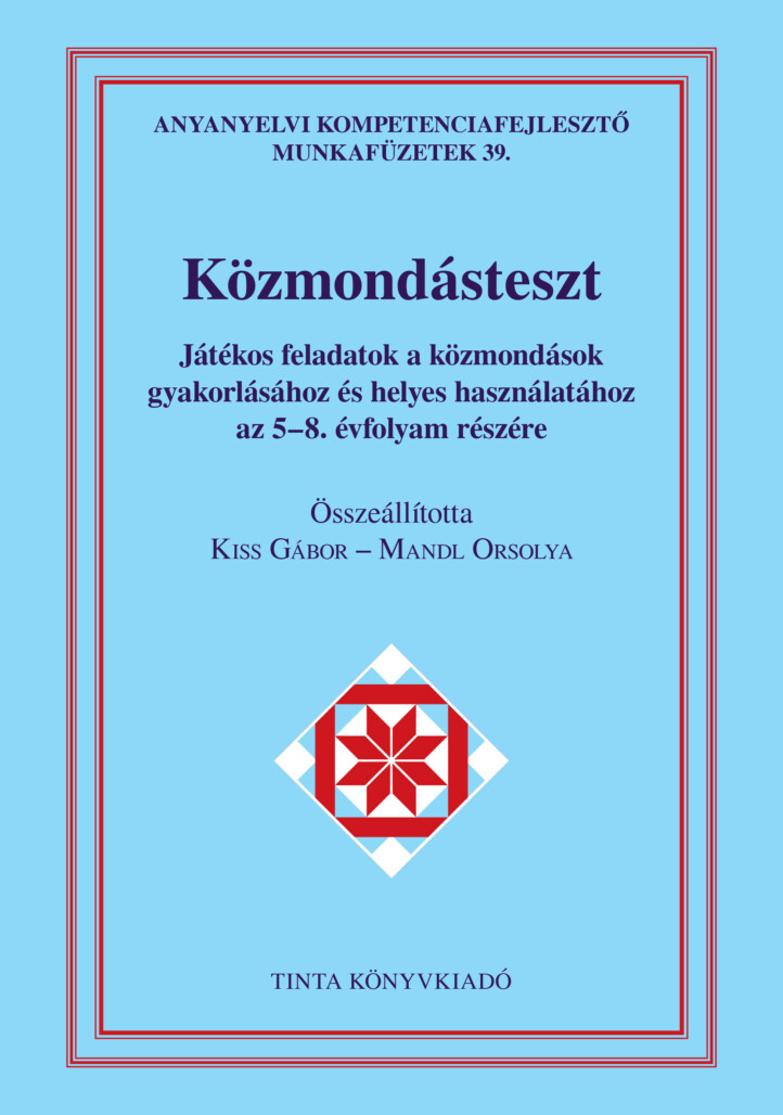 Közmondásteszt Munkafüzet