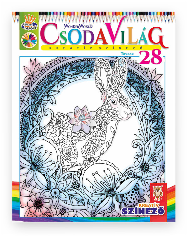 Csodavilág Kreatív Színező 28. - Tavasz