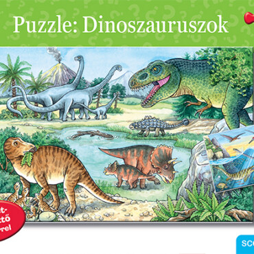 Puzzle: Dinoszauruszok (2X24 4+)