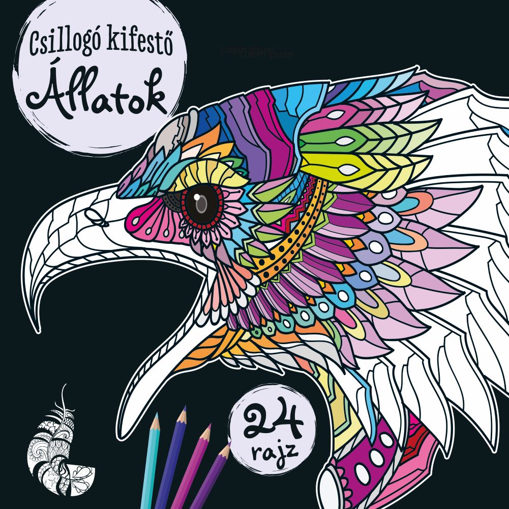 Csillogó Kifestő - Állatok