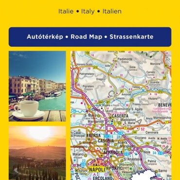 Olaszország Autótérkép 1:800.000 (Keményborítós)