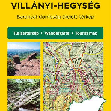 Mecsek, Villányi-Hegység Turistatérkép
