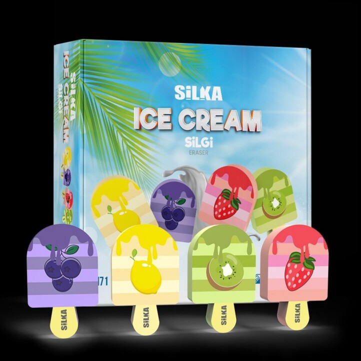 Radír, Jégkrém, Silka