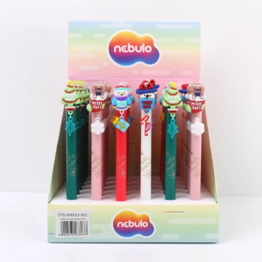 Golyóstoll, Dizájn, Nyomógombos, Karácsony-3, Nebulo