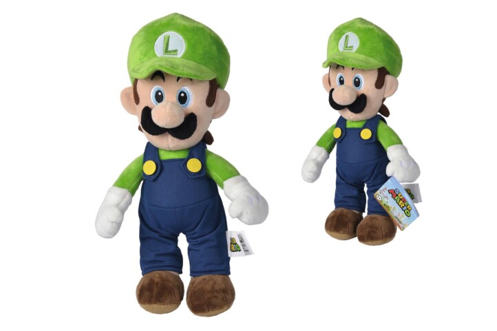 Super Mario Luigi Plüss, 30Cm