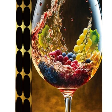 Papírtasak Boros M.poh.szőlő  12*36