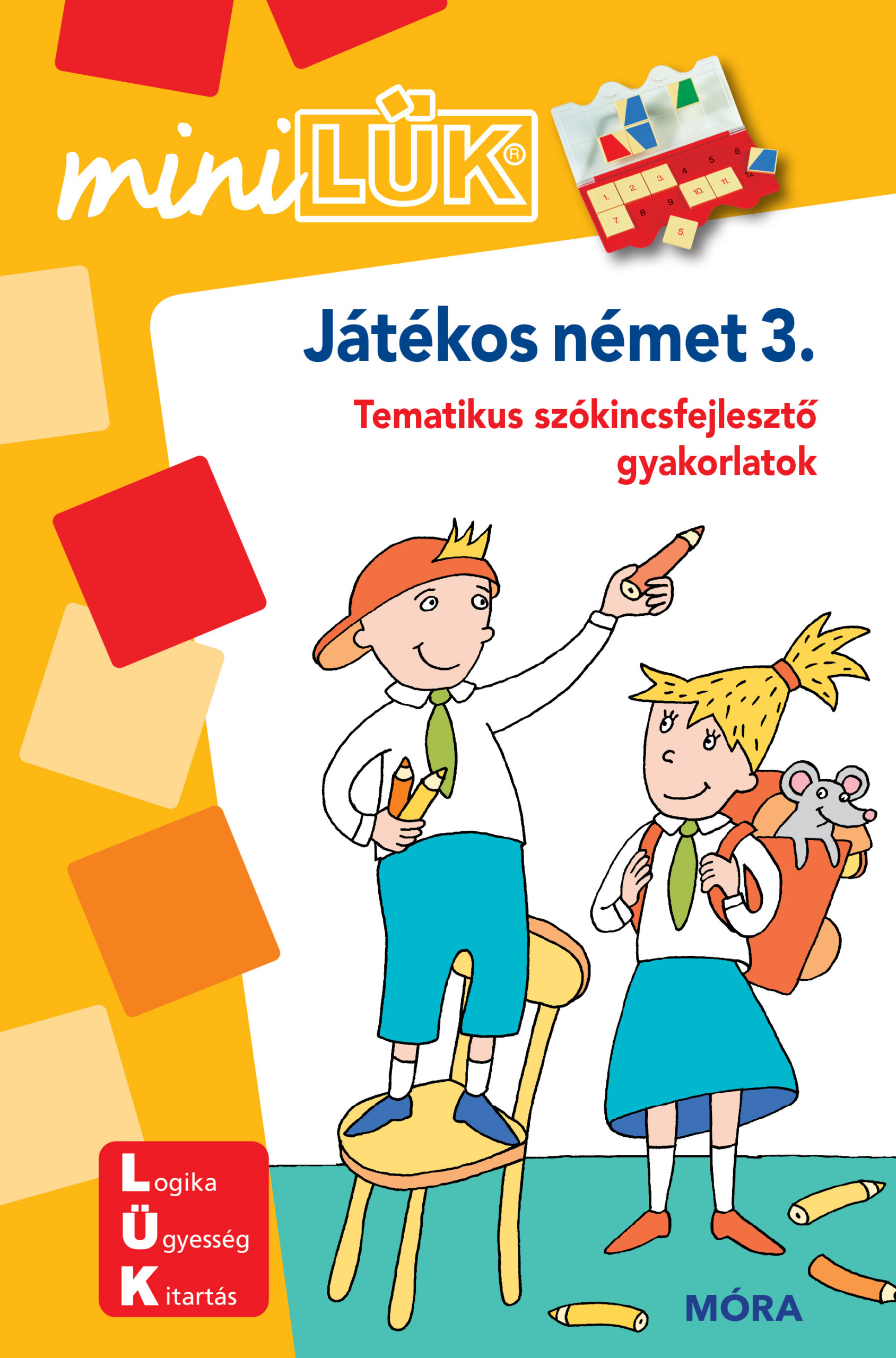 Játékos Német 3. - Minilük - Tematikus Szókincsfejlesztő Gyakorlatok