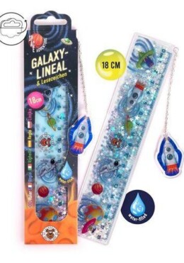 Vonalzó Trendhaus Space Adventure Galaxy Könyvjelző Funkcióval, 18 Cm