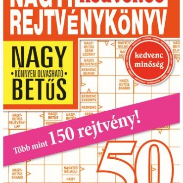 Nagyi Kedvence Rejtvénykönyv 50