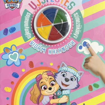 Mancs Őrjárat- Ujjfestés - Vidám Kalandok - Ujjlenyomatos Színezőkönyv