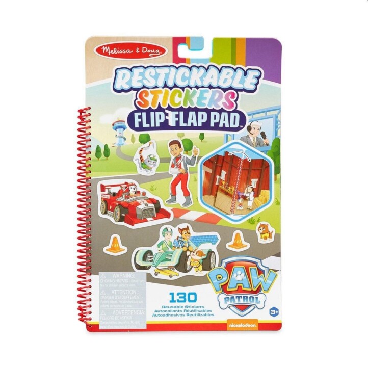 M&D, Kreatív Játék, Újrahasználható Matrica Füzet, Mancs Őrjárat, Küldetések