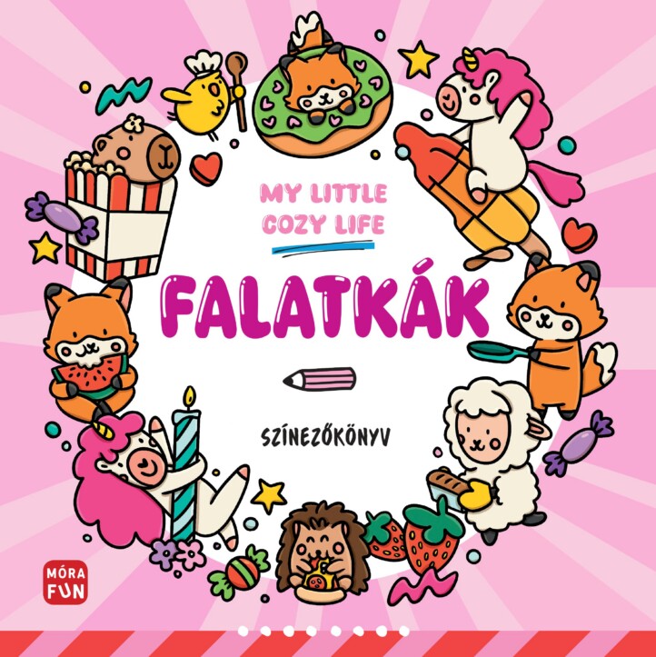 Falatkák - My Little Cozy Life - Színezőkönyv