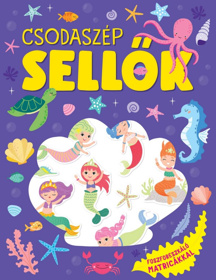 Csodaszép Sellők - Foszforeszkáló Matricákkal