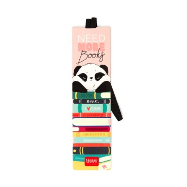 Legami Könyvjelző Gumipánttal (17,5X4,7 Cm), Pandás