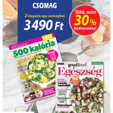 Bookazine Csomag: Gasztro Bookazine 21/1: 500 Kalória + Goodfood Bookazine 23/1: