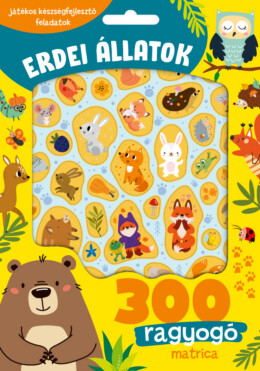 Erdei Állatok - 300 Ragyogó Matricával