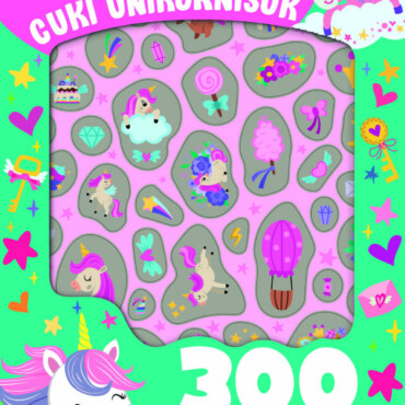 Cuki Unikornisok - 300 Ragyogó Matricával