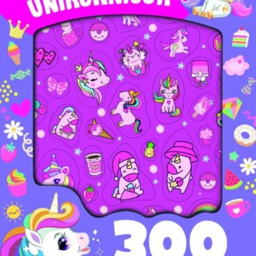 Unikornisok - 300 Csillámló Matricával