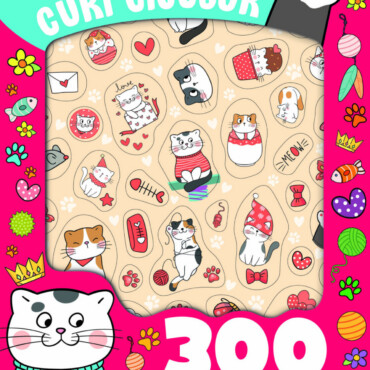 Cuki Cicusok - 300 Csillámló Matricával