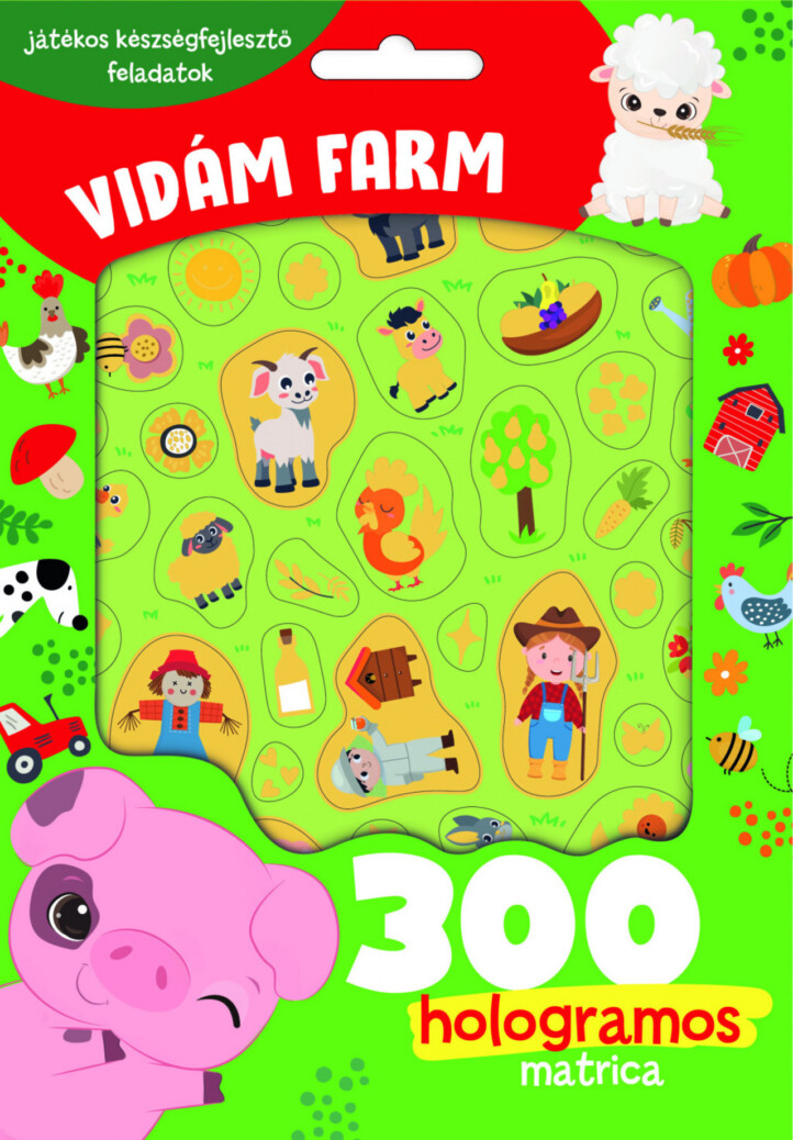 Vidám Farm - 300 Hologramos Matricával