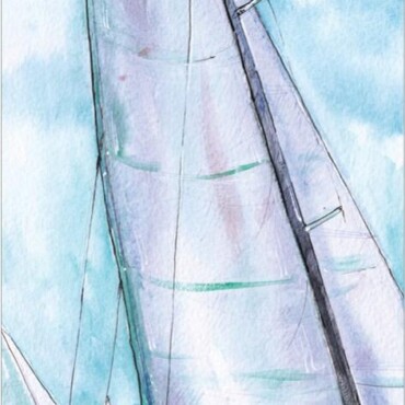 Könyvjelző Kjb-05 - Balaton Vitorlás 4 Emberrel